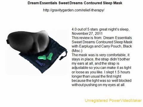 Dream Essentials Sweet Dreams Contoured Sleep Mask