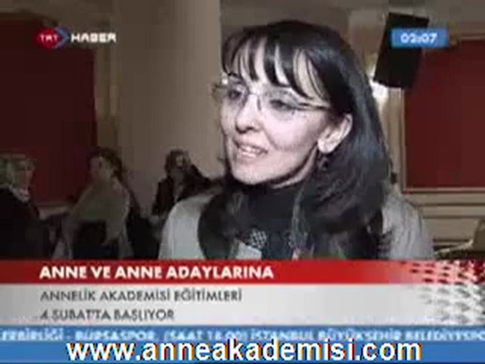 Anne Akademisi TRT Haber 25-01-2012