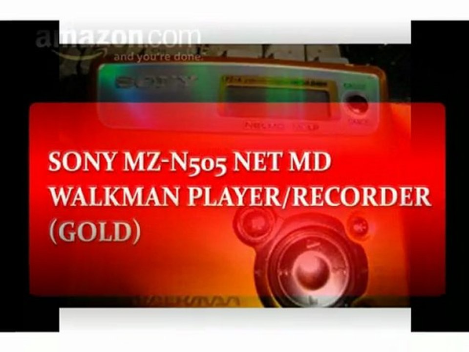 Sony MZ-N505 Net MD Walkman Player/Recorder (Gold)