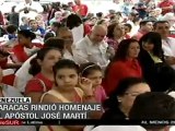 Caracas rinde homenaje a José Martí
