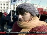 Manifestantes rumanos rechazan explotación de oro
