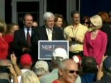 Mitt Romney mocks rival Newt Gingrich