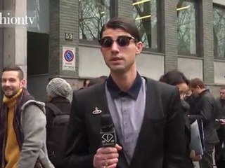 Emporio Armani Men After The Show at Milan Men's FW | FTV