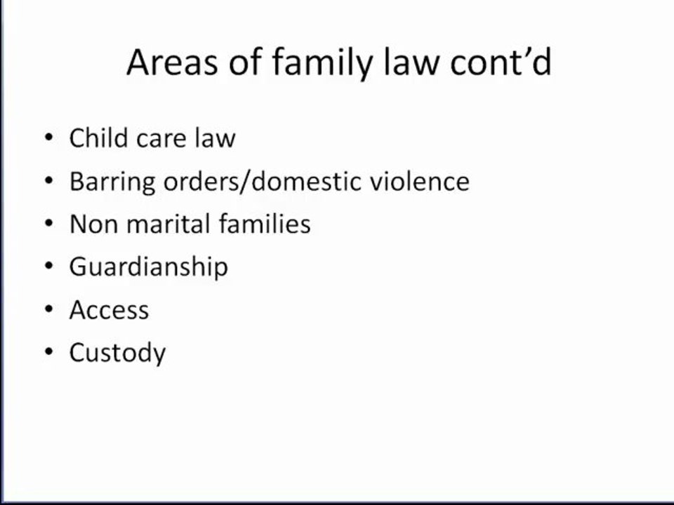 Family Law in Ireland-Family Law Ireland