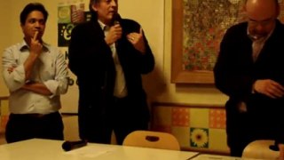 Aulnay-sous-Bois, vœux 2012 Aulnay-Ecologie-Les-Verts (3) : vidéo échange Roland Gallosi (PCF) Alain Amédro (EELV) 24.01.2012