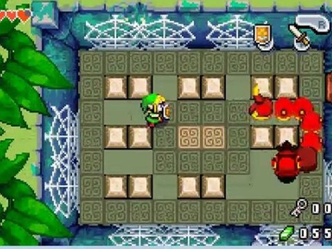 The Legend of Zelda: The Minish Cap - GBA - Boss 1 du Temple de la Forêt