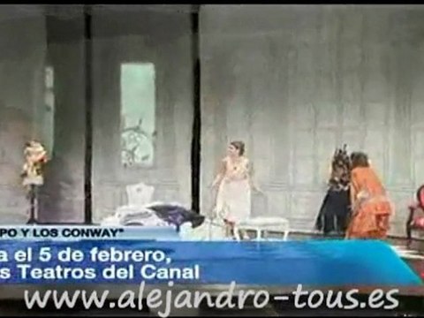 Alejandro Tous. Mención de El Tiempo y los Conway - Informativo de Madrid