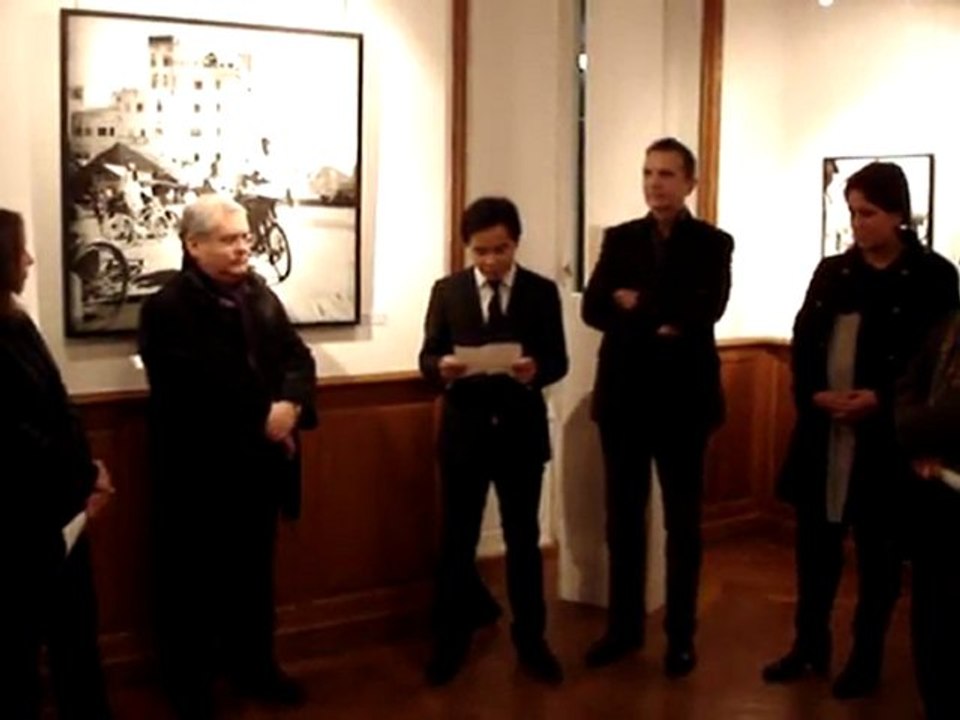 Aulnay-sous-Bois : exposition Cambodge, scènes de vie (1958-1964). Discours du petit-fils du roi du Cambodge 27.01.2012