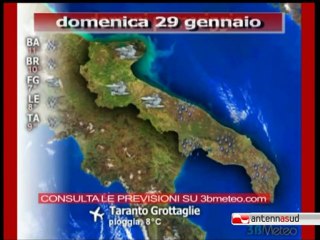 Previsioni del tempo, domenica 29 gennaio