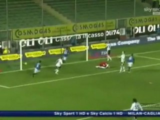 Cesena vs Atalanta 0:1 Rossi own goal