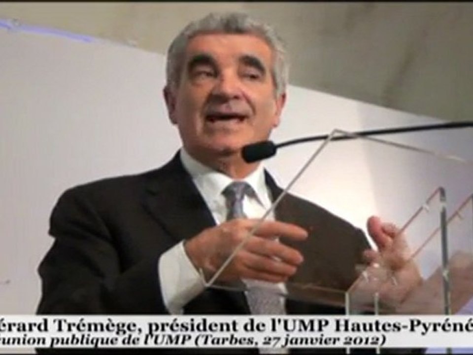 Tarbes Gerard Tremege Reunion UMP (27 janvier 2012)