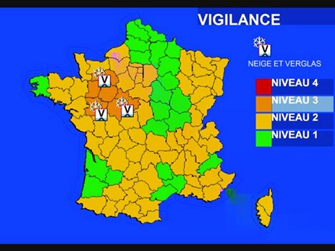 Météo 30 janvier 2012: Alerte neige ! Prévisions à 7 jours