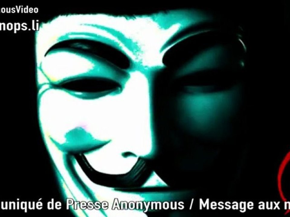 Anonymous Message aux Médias