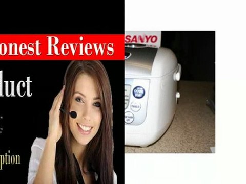 Sanyo ECJ-HC55S 5-1/2-Cup Micro-Computerized Rice Cooker and Slow Cooker, White