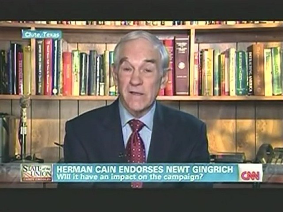 Ron Paul Interview On CNN's State Of The Union 01/29/12