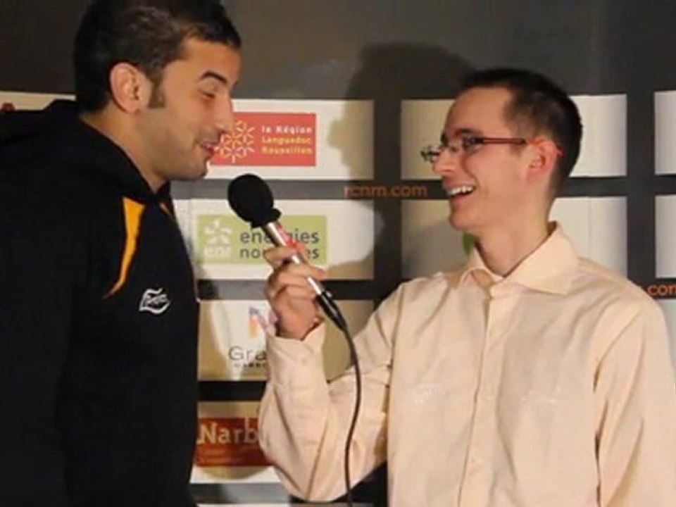 Interview de Guillaume Borwin après la rencontre RCNM-Oyonnax