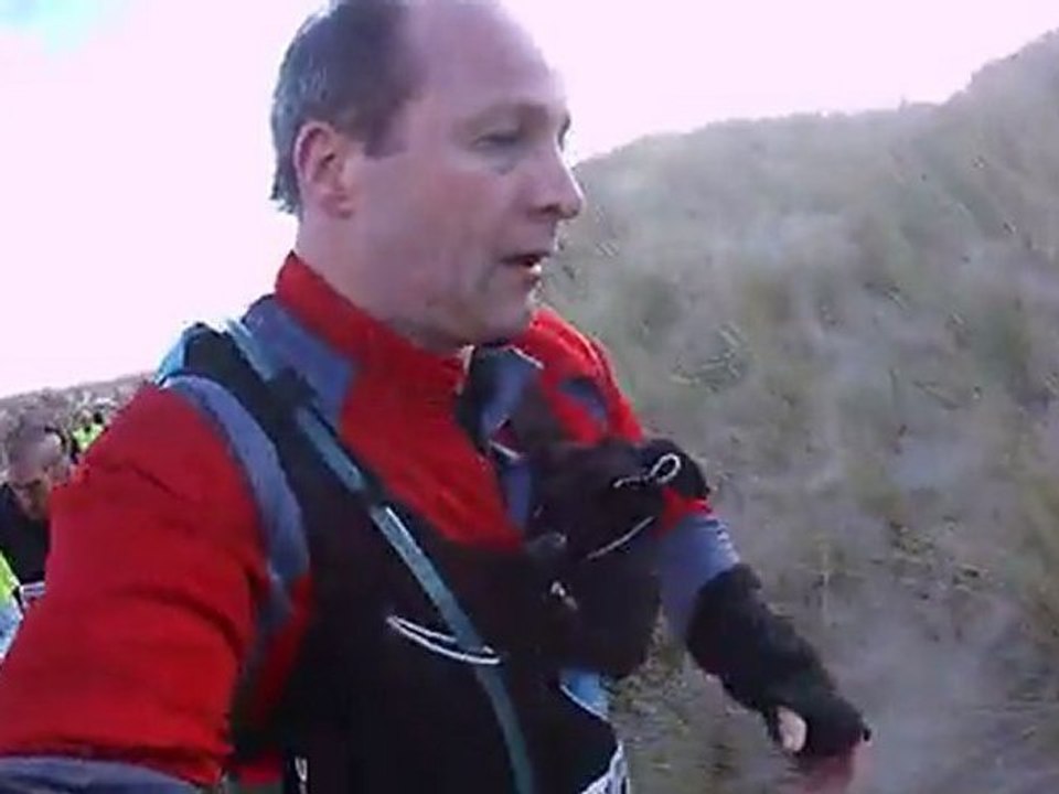 Trail D2B arrivée sur dune