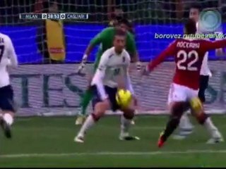 Milan 3-0 Cagliari GOAL HIGHLIGHTS 29.01.2012