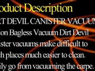 Dirt Devil® Vision® Bagless Canister Vac