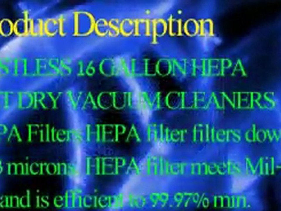 Replacement Hepa Filter