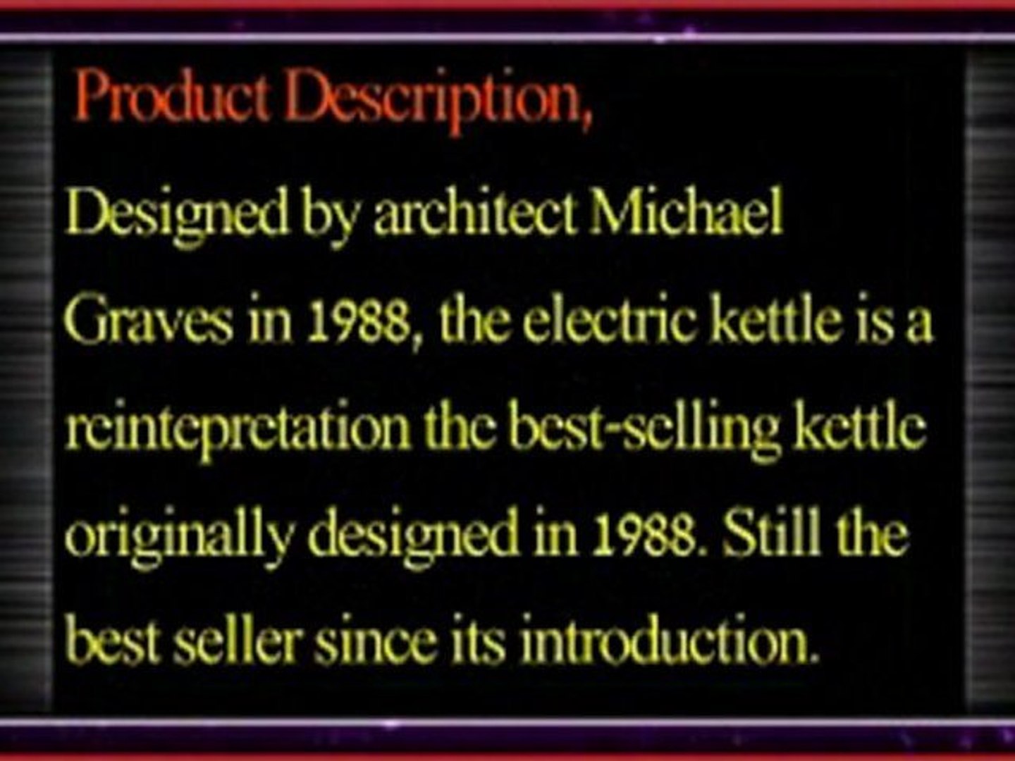michael graves electric kettle