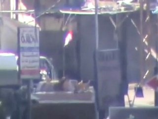 فري برس   كفربطنا   الدبابات تقصف عشوائيا وسقوط جرحى 28 1 2012