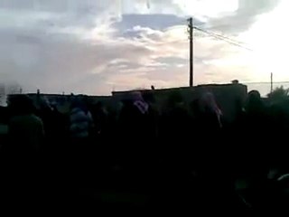 فري برس   مظاهرة صباحية قرية الشحيل أحد الوفاء 29 1 2012 ج2