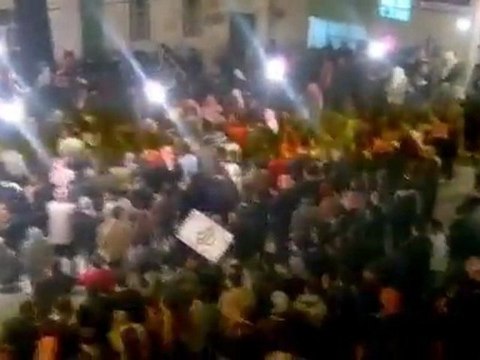 فري برس دارة عزة ـ مسائية ردا على اقتحام الامن و الجيش للمدينة ـ 29 ـ 1 ـ 2012