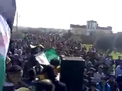 فري برس حماة التريمسة تشييع الشهيد محمود العليوي قتل على يد عصابات الأسد 29 1 2012