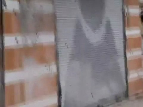 فري برس حماة حي الحميدية بعض اثار القصف العنيف على الحميدية 29 1 2012