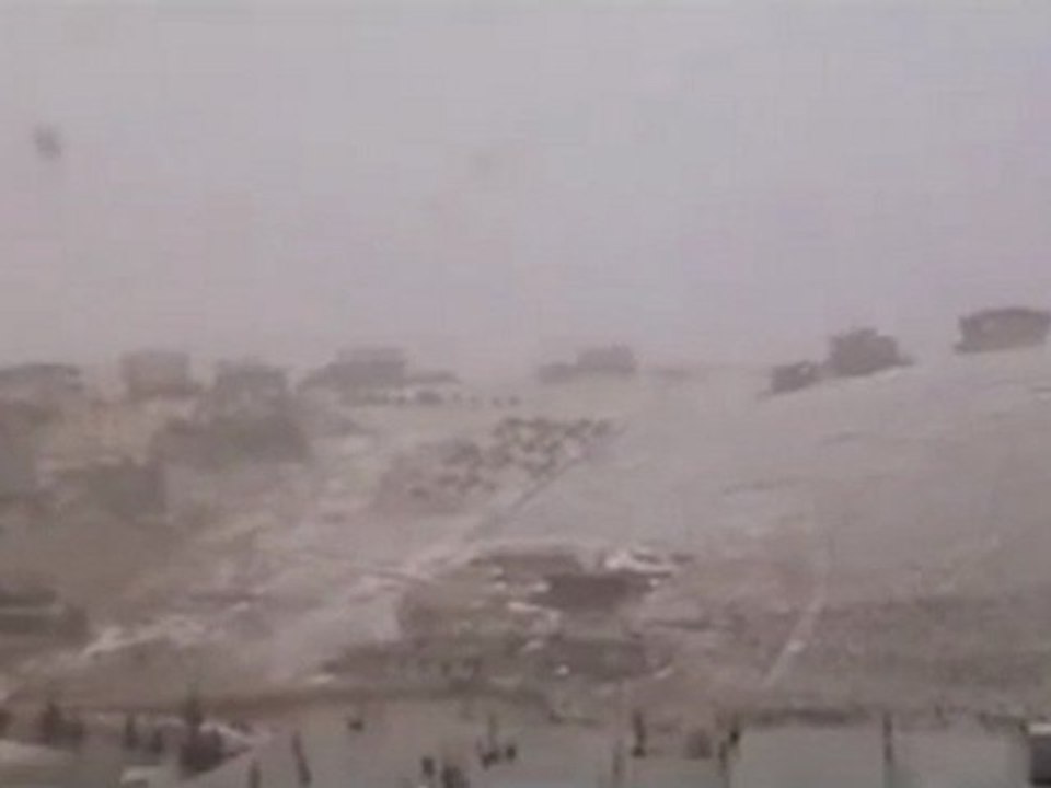 فري برس   رنكوس  القلمون  ريف دمشق اصوات قذائف الدبابات 27 1 2012