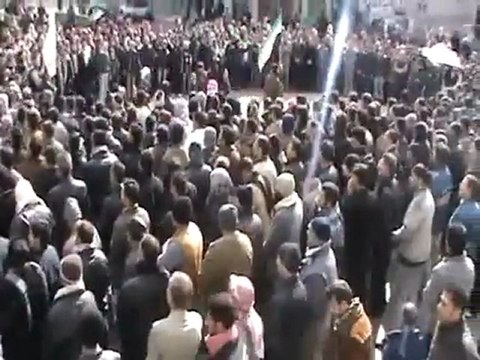 فري برس حمورية تشييع الشهيد عبد اللطيف حسون 28 1 2012