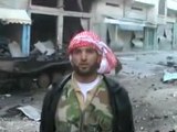 فري برس   حمص الرستن بيان الجيش الحر أثناء العملية 28 1 2012
