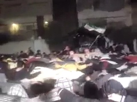 فري برس حماه حي القصور كل ليلة مظاهرات 28 1 2012 ج1