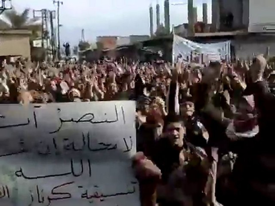 فري برس   حماة كرناز مظاهرة صباحية حاشدة 28 1 2012