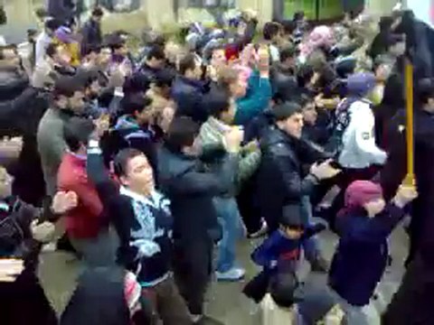 فري برس حماة اللطامنة مظاهرة الأحرار صباحاً 29 1 2012