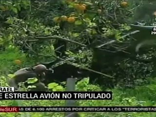 Se estrella avión no tripulado israelí