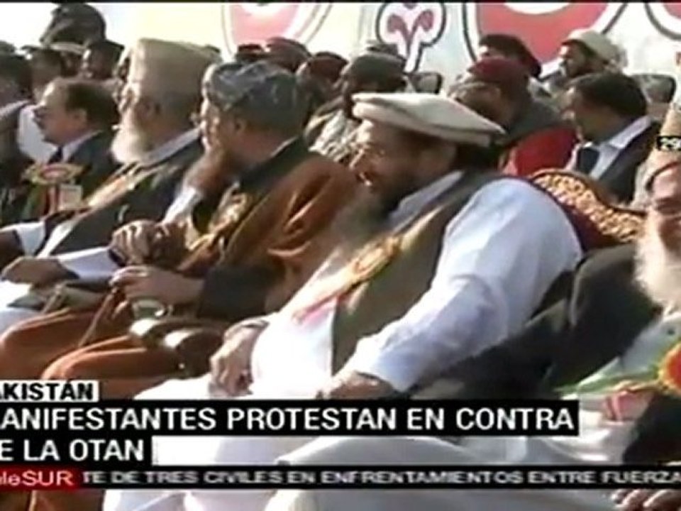 Protestas en Pakistán contra ataques de OTAN