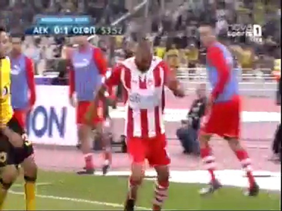 AEK-OLYMPIAKOS 1-2 (Highlights and goals by novasports1) - video Dailymotion