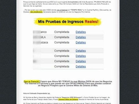 Negocios por internet - ganar dinero en internet