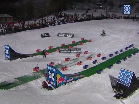 First Snowmobile Front Flip Landed