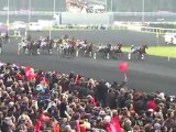 Arrivée du 91ème Prix d’Amérique Marionnaud 2012 hippodrome de Paris Vincennes Franck Nivard Ready Cash