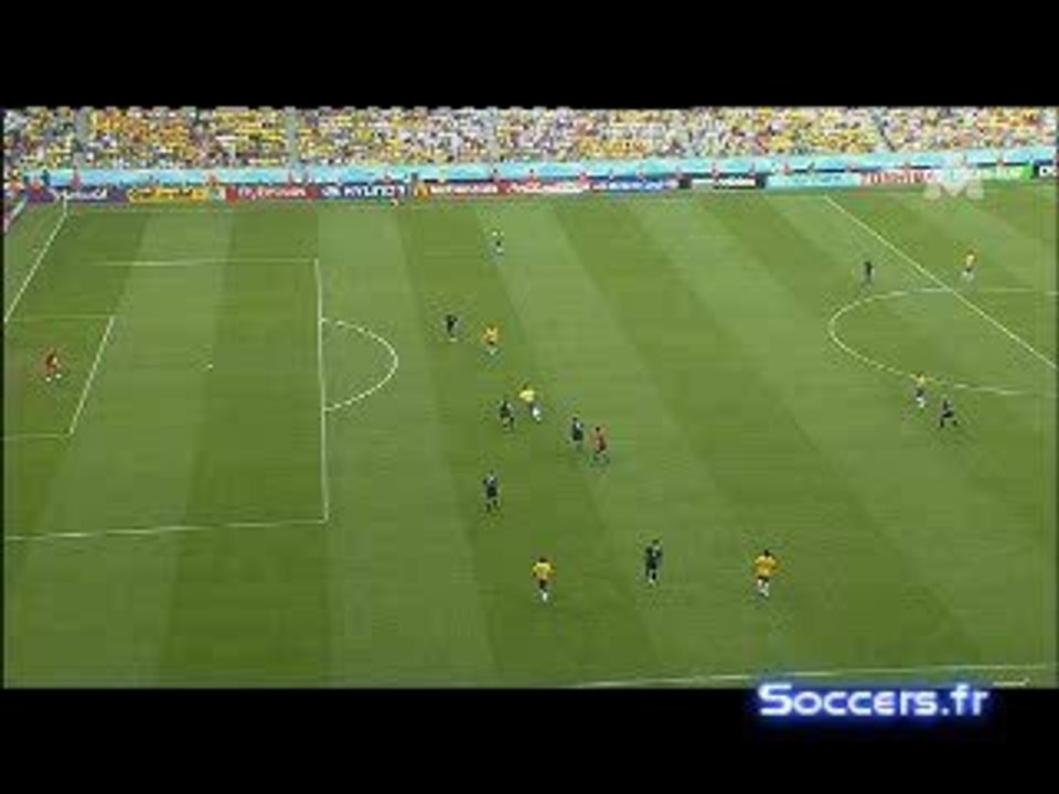 BRESIL - AUSTRALIE 1-1 BUT DE FRED