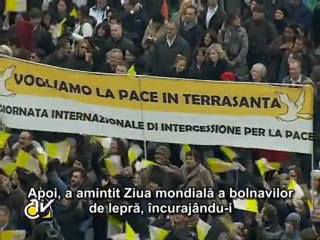 Papa: Autoritatea lui Dumnezeu nu este puterea naturii