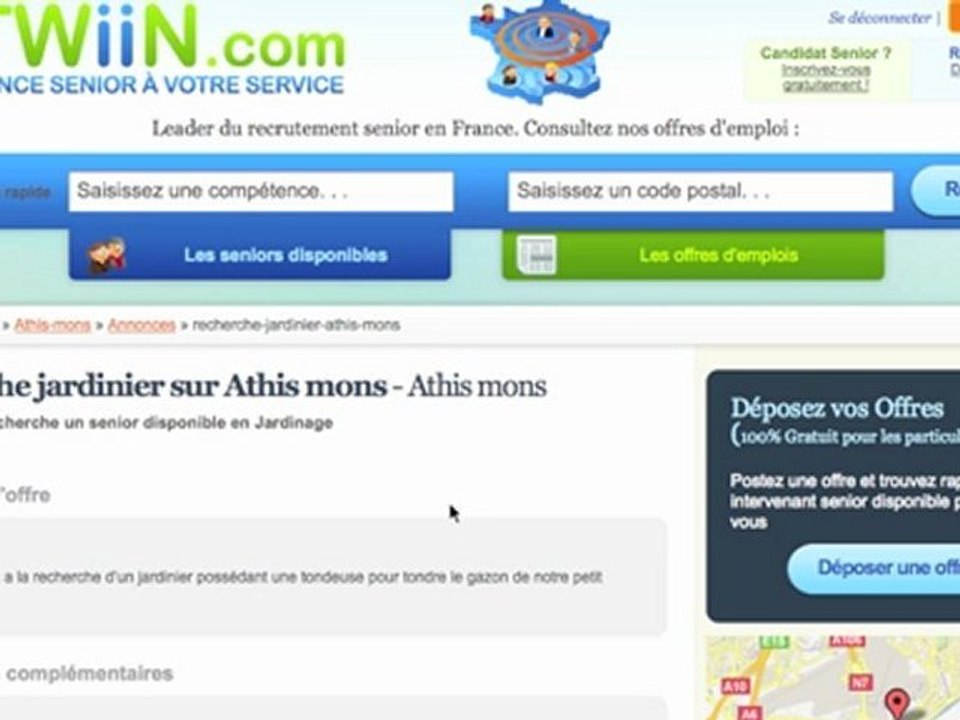 Comment faire une recherche d'offre d'emploi sur BiTWiiN.com