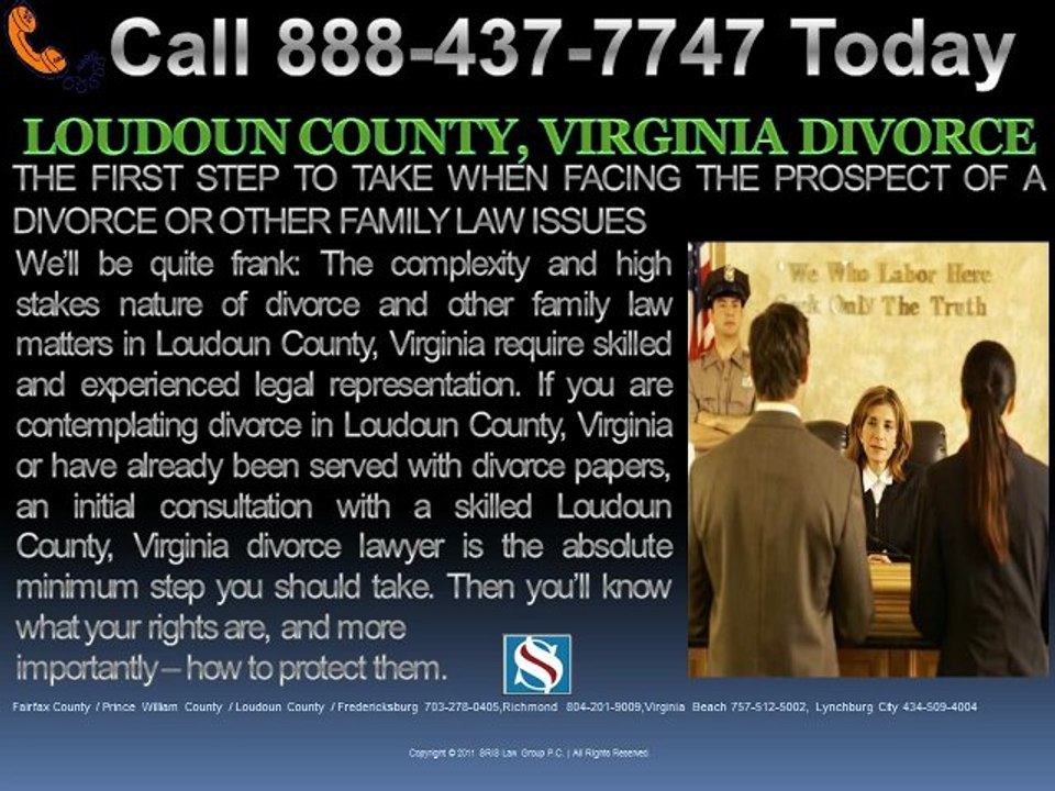 DIVORCE LOUDOUN COUNTY VIRGINIA LAWYER ATTORNEYS