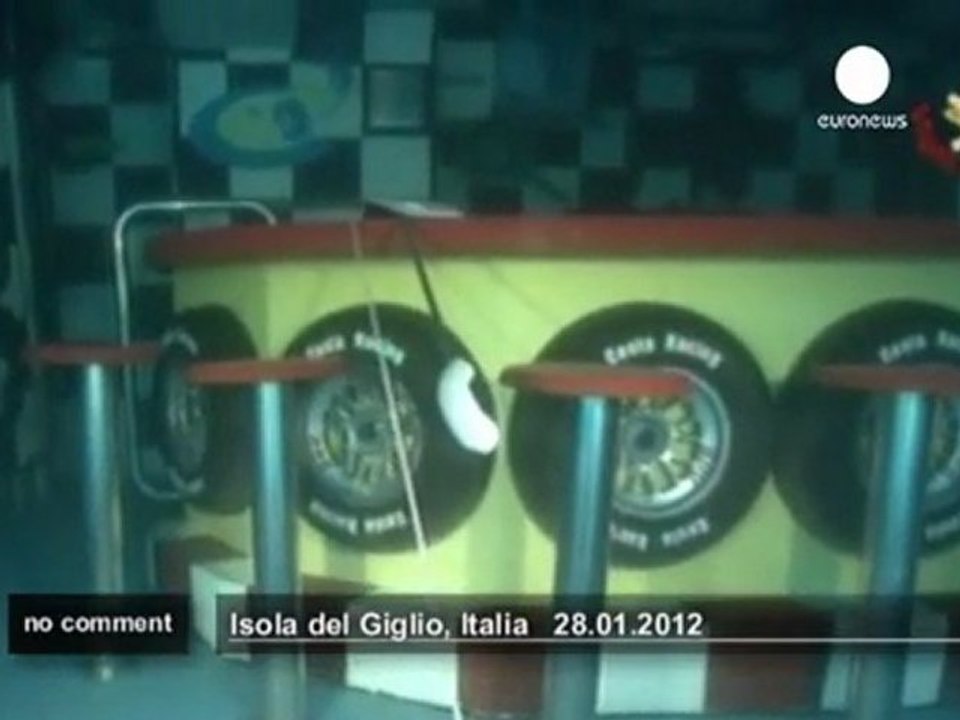 Plongée dans les entrailles du Costa Concordia - no comment