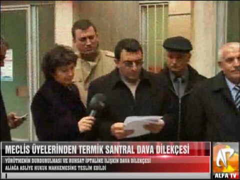 Belediye Meclis Üyelerinden Termik Santral Dava Dilekçesi