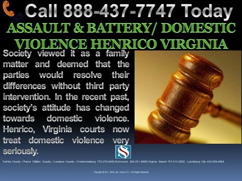 ASSAULT BATTERY DOMESTIC VIOLENCE HENRICO VIRGINIA - YouTube