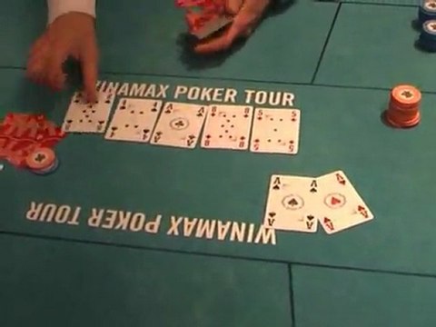 aAa au Winamax Poker Tour Mulhouse - Main finale AA vs KJ